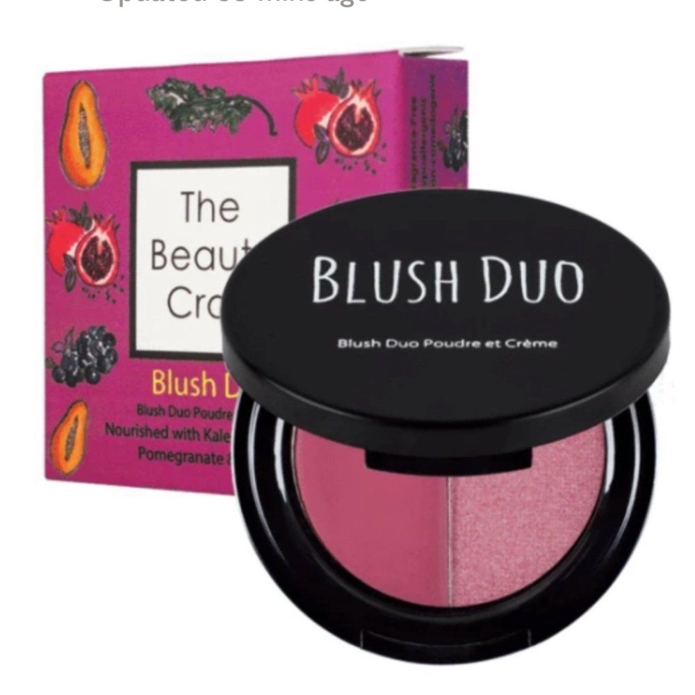 NIB THE BEAUTY CROP BLUSH DUO Shade: Mauve-ulous